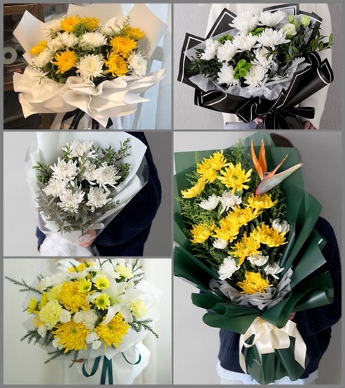 山西晋中寿阳县尹灵芝镇界石村白事花束代送